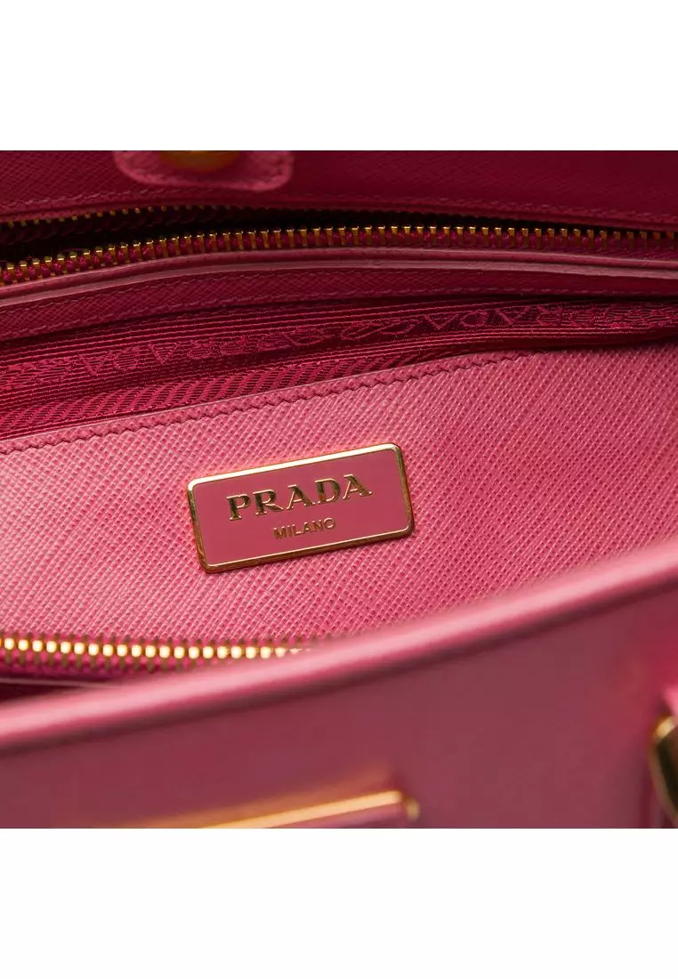 Pre-Loved Prada Large Saffiano Lux Open Promenade Satchel