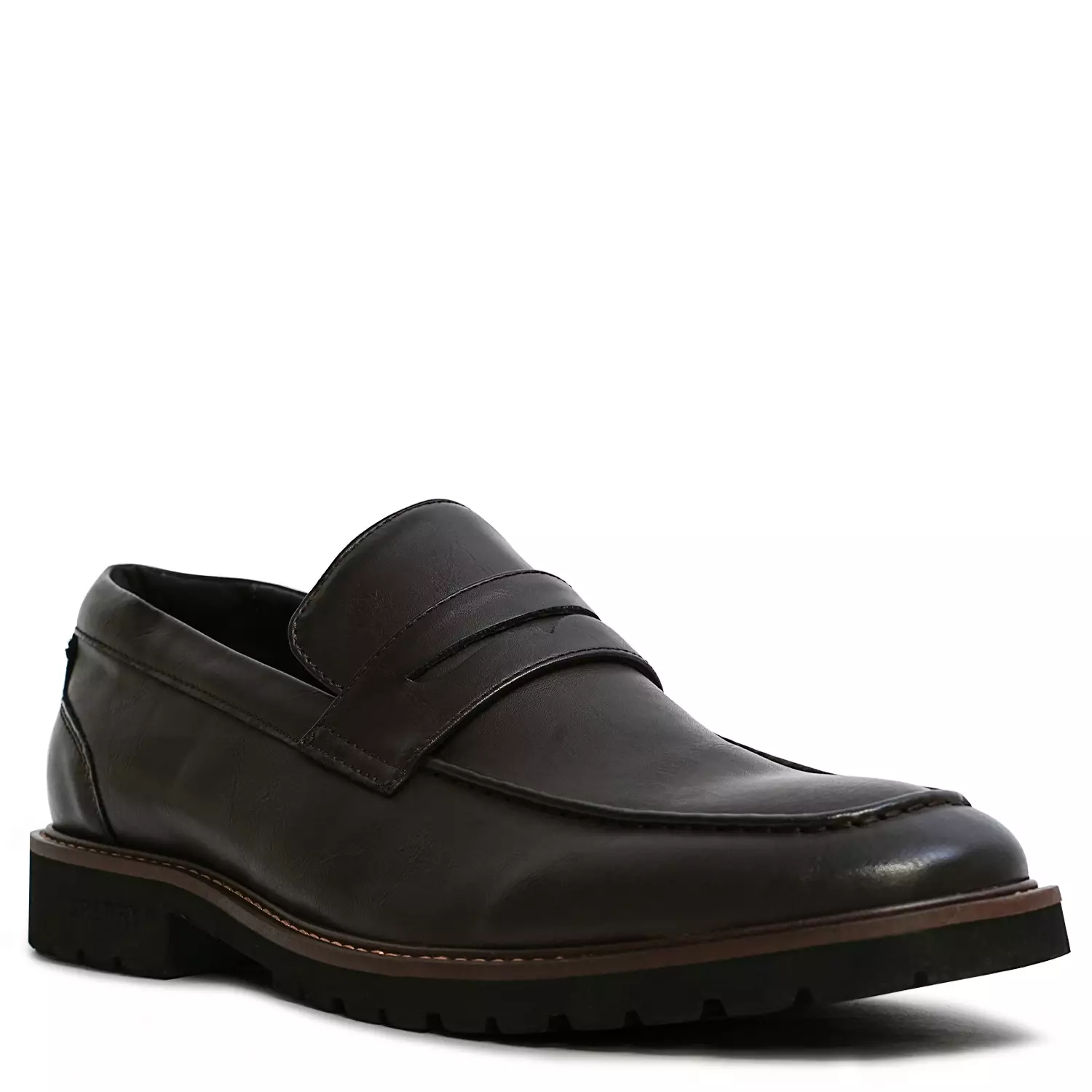 Men's Penny Lug Lite Casual Shoes - Dark Brown (25F02811)