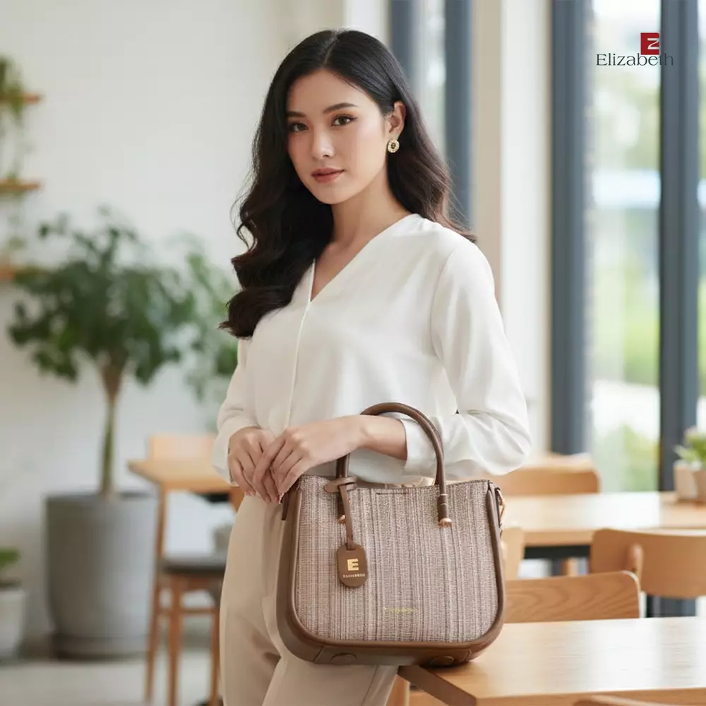 Tas Elizabeth Handbag 0706-2151 Brown