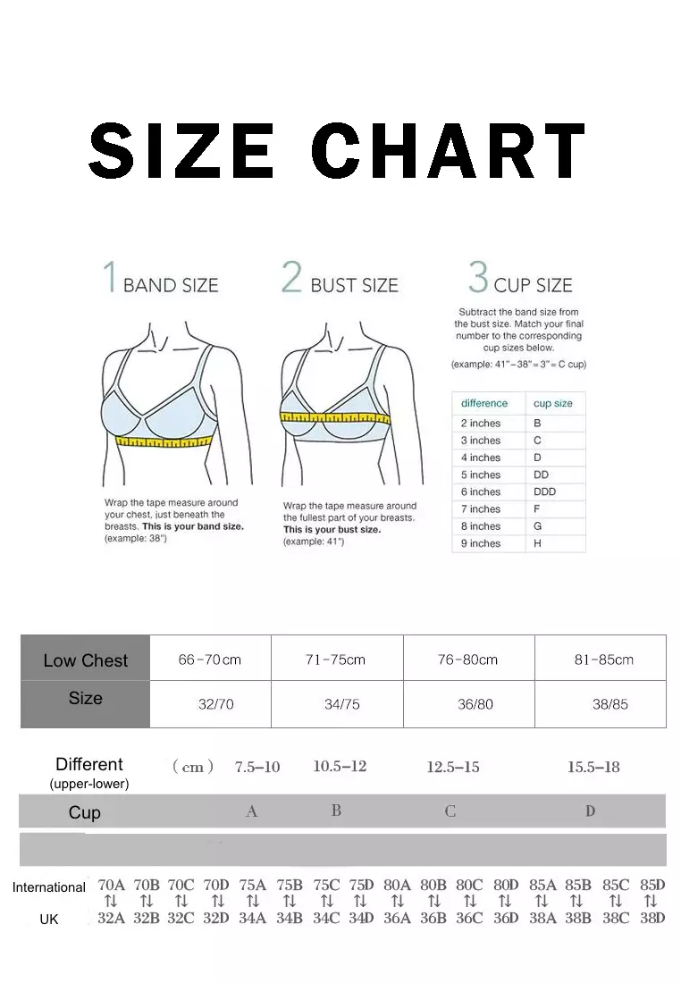 ZITIQUE Women's Comfortable Ultra-thin Full Cup Non-wired Bra