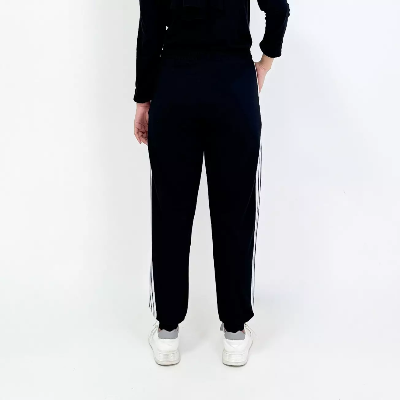 Jogger Running Pants Raisa HITAM Celana Panjang Olahraga Wanita