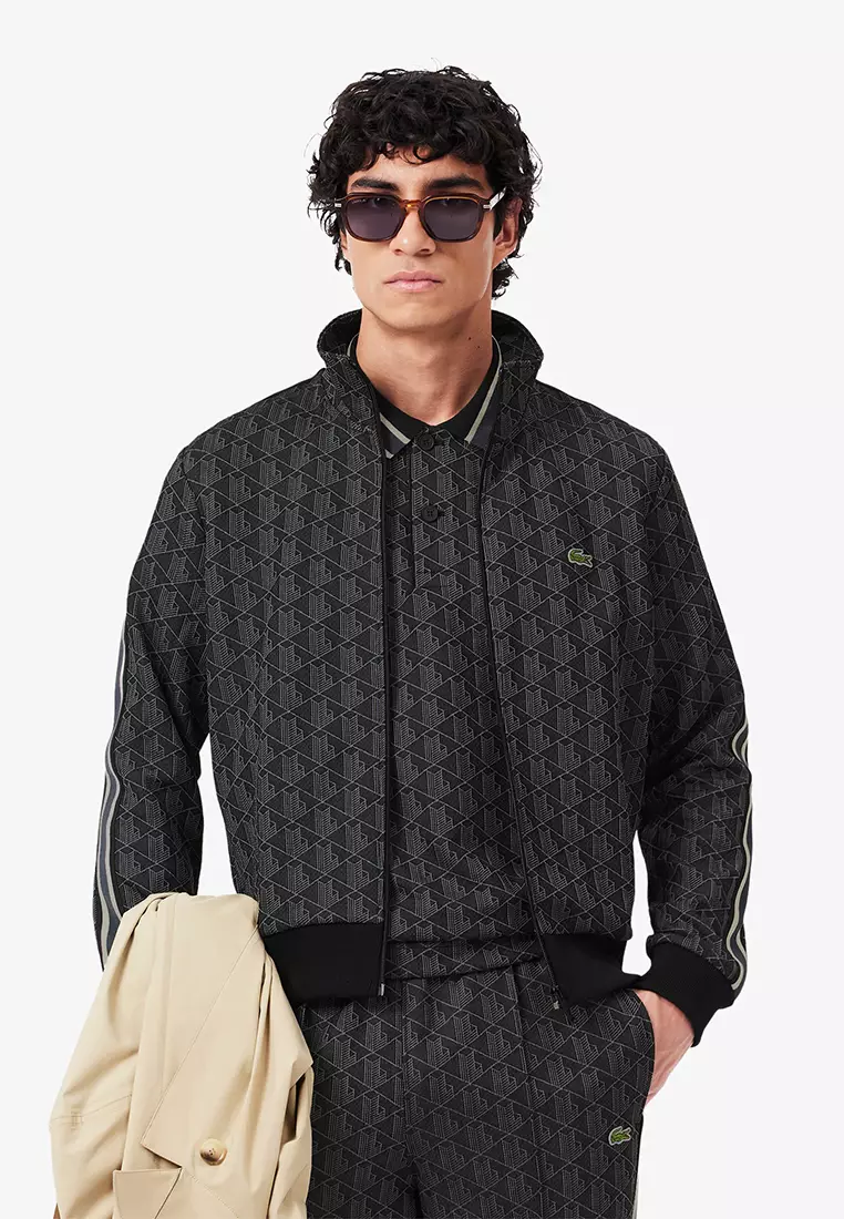 Buy Lacoste Paris Zip-Up Jacquard Track Jacket 2026 Online | ZALORA