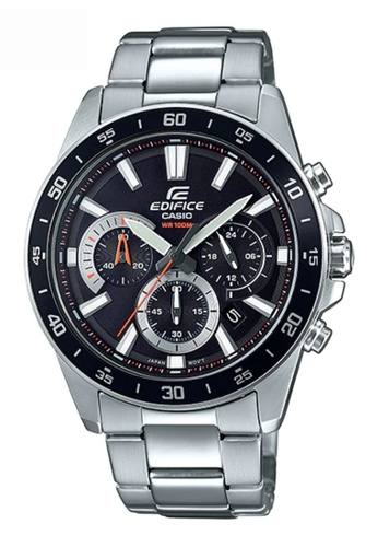 EDIFICE silver Casio Edifice Men Watch EFV-570D-1AVUDF DE47EAC5AEED02GS_1