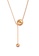 CELOVIS gold CELOVIS - Daniella Ball Bar Drop Pendant Necklace in Rose Gold DE1D8ACC3881ABGS_1