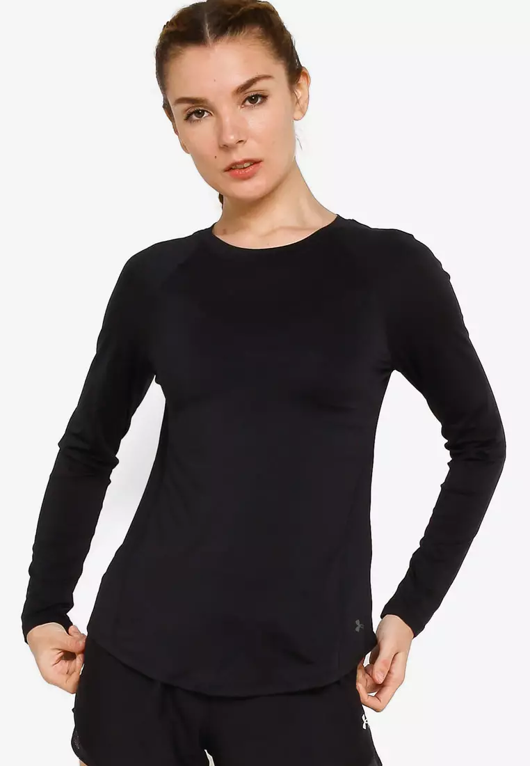 Black under armour shirt long sleeve online