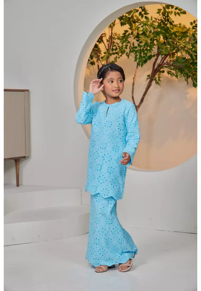 Kurung Moden Sulaman Kasih Evelyn For Kids