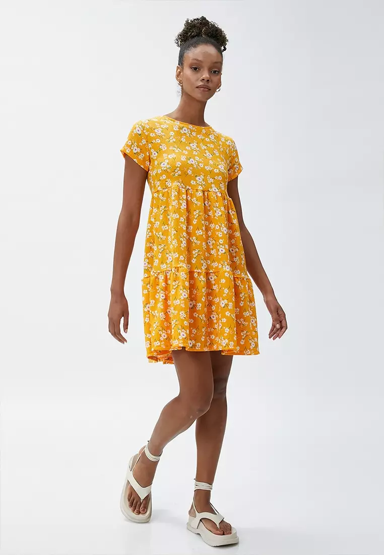 Koton floral clearance dress