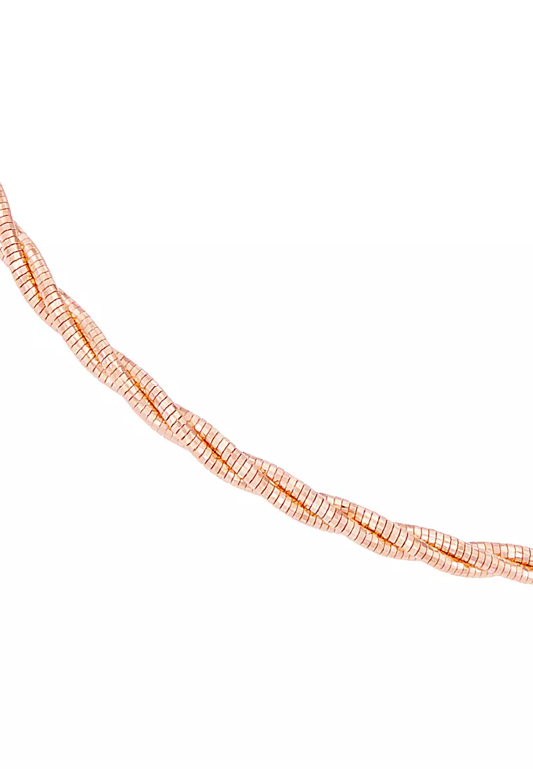 HABIB Oro Italia 916 Rose Gold Bracelet GW53840525(R) (22K Gold)