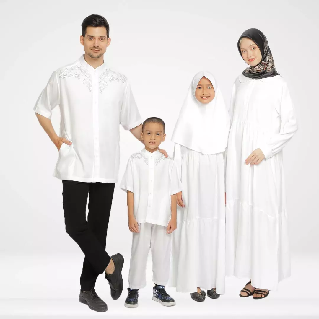 Gamis Anak GA 03 White