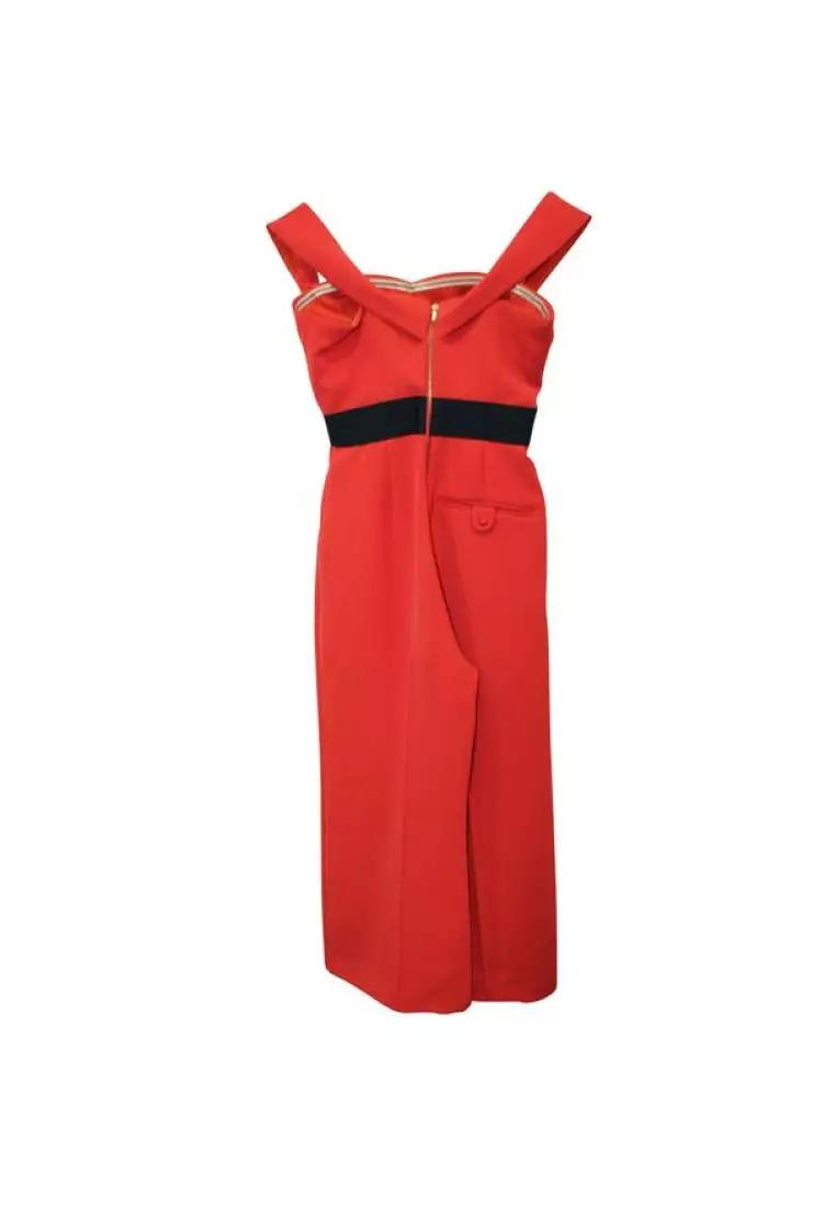 Self portrait red jumpsuit store