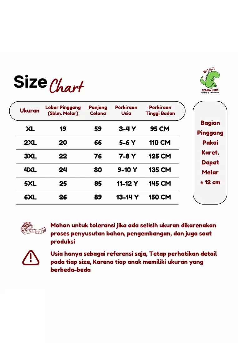 Wakakids Kulot Jeans Rawis Anak Perempuan Celana Panjang Denim Motif Checkerboard Love 058 Vench