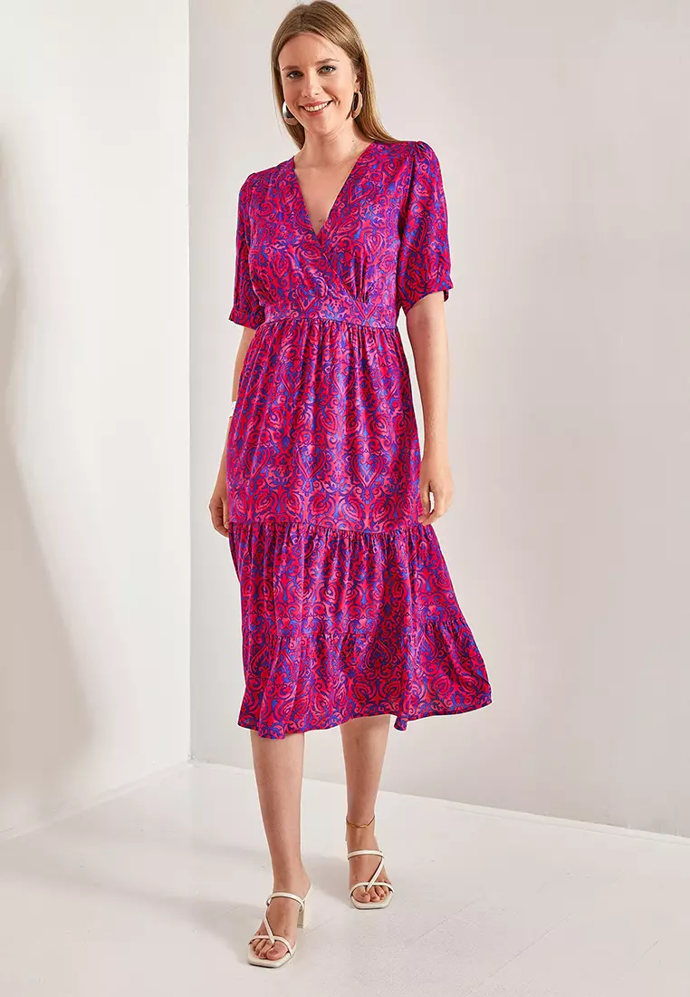 Viscose Midi Dress