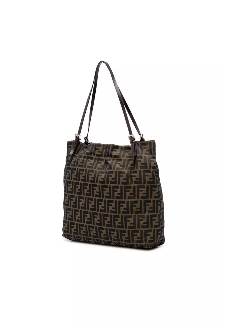 Pre-Loved Fendi Zucca Canvas Tote