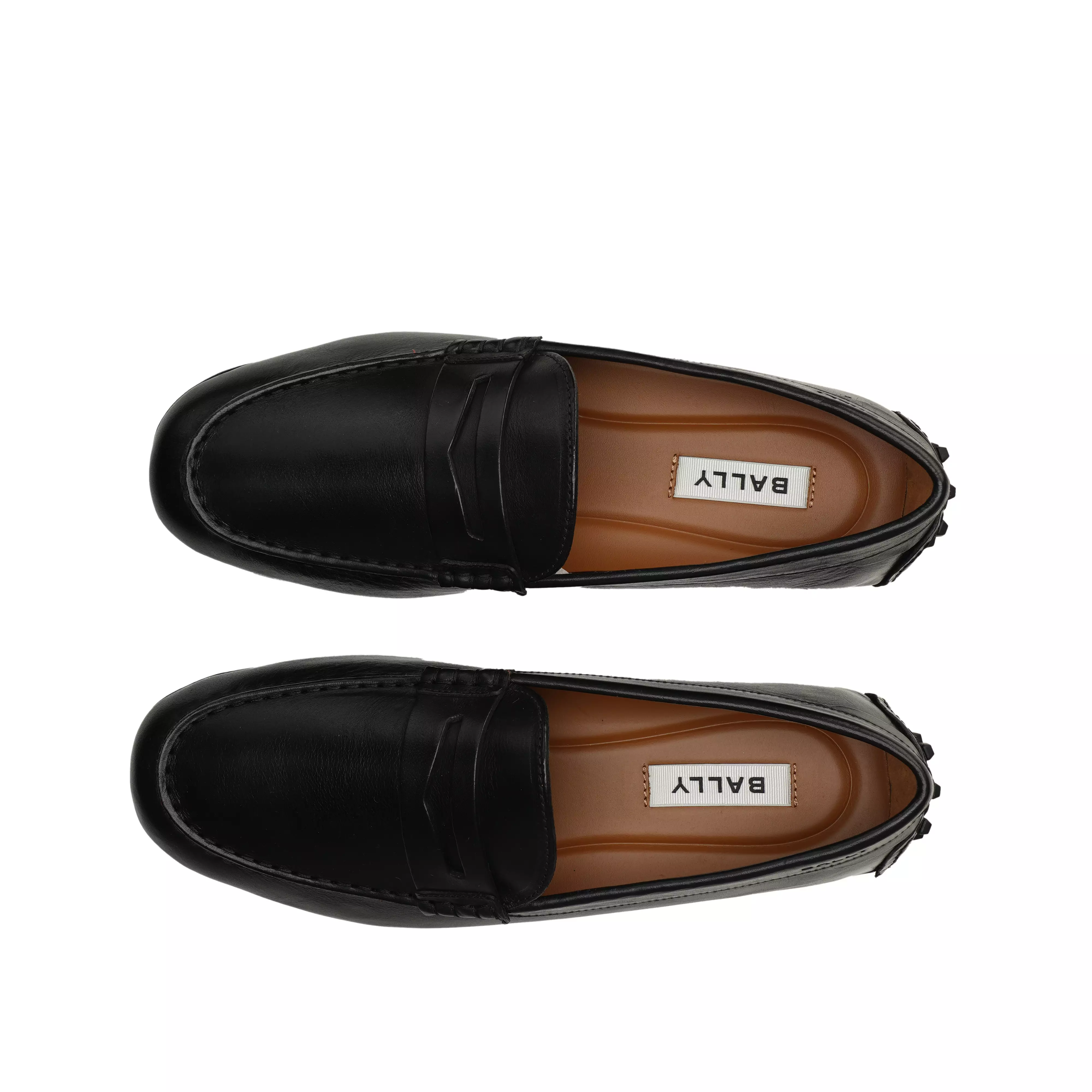 Bally Kolton Leather Loafers - Black