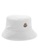 Moncler white Moncler Logo Patch Hat in White for UNISEX F85E6AC93474D3GS_2
