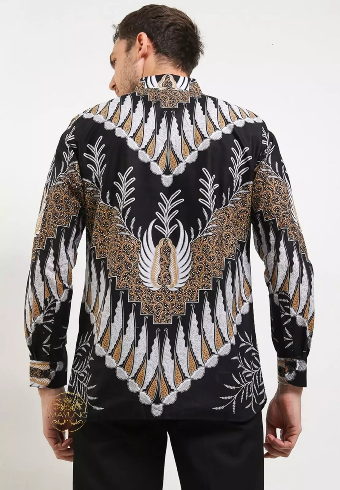 Wesampana Kemeja Batik Pria Premium Slimfit Modern Lengan Panjang