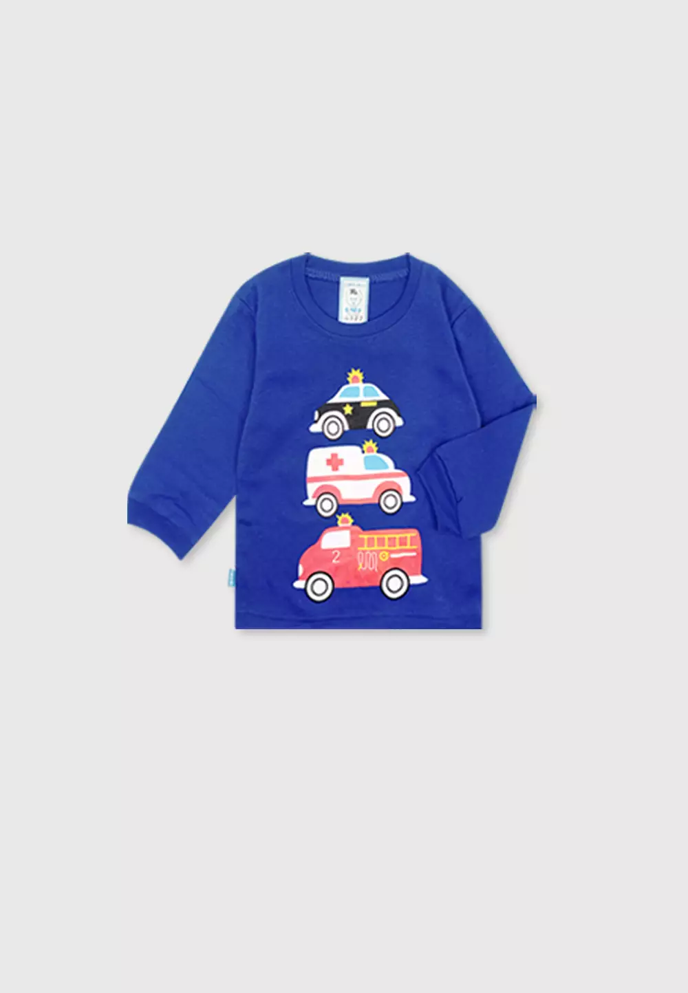 Wakakids Setelan Bayi Laki Laki Usia 12 Bulan Hingga 18 Bulan Set Piyama Anak Baju Tidur Motif Car 3277 Biru