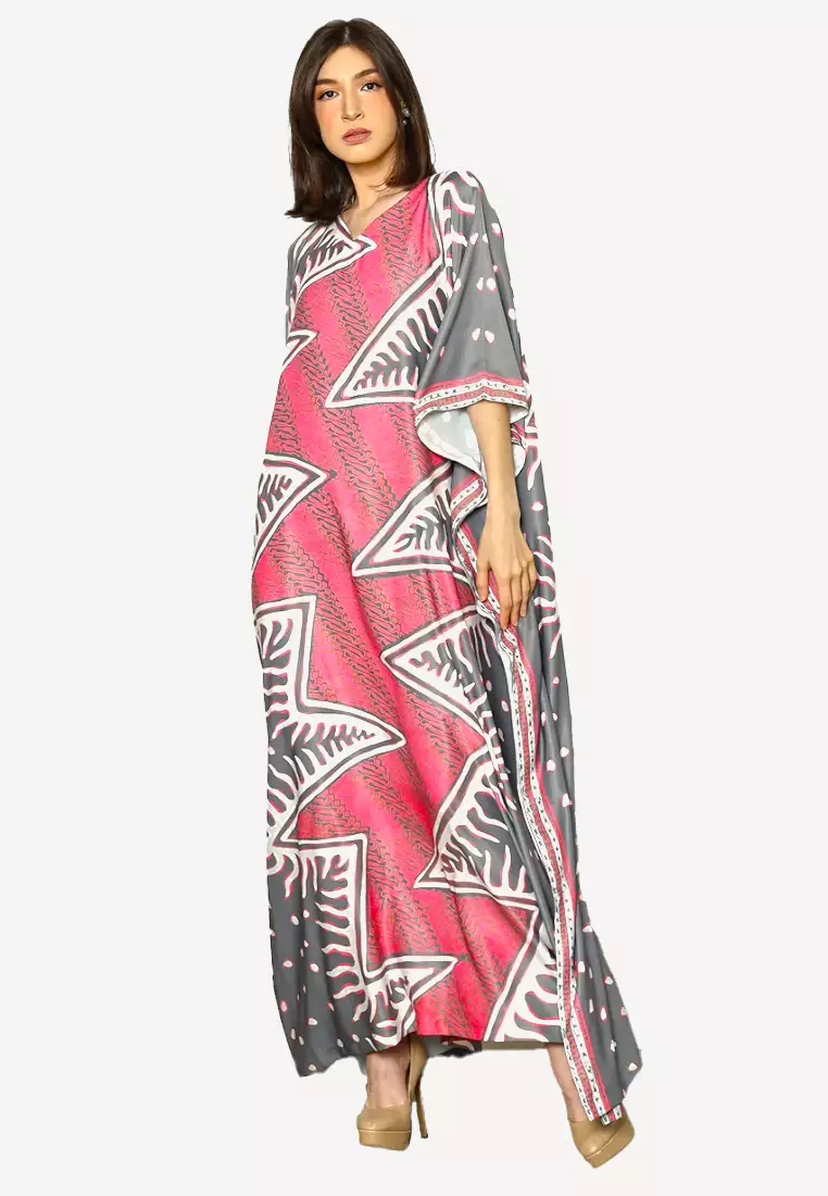 Kanzi Exclusive Short Sleeve Batik Grey