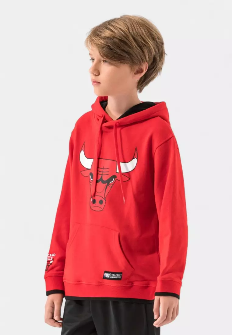 Chicago Bulls Kids Hoodie Basic Primary Logo