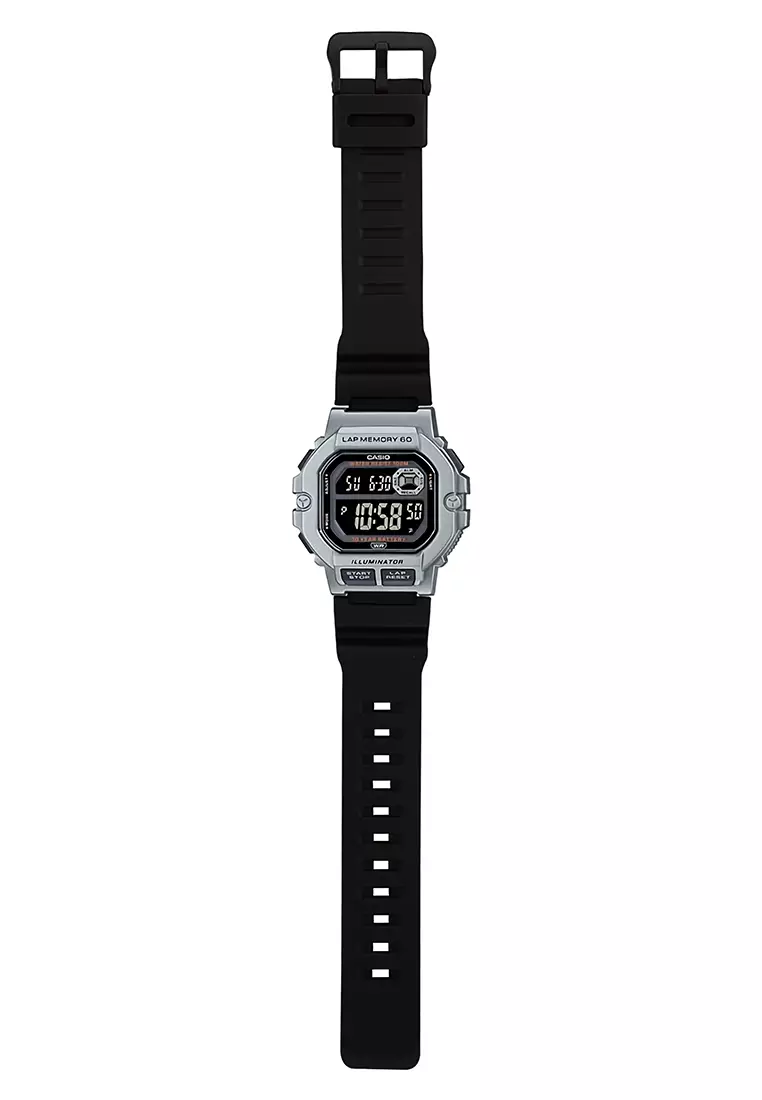 Casio - Jam Tangan Digital Pria - Black - Resin Strap - WS-1400H-1BVDF