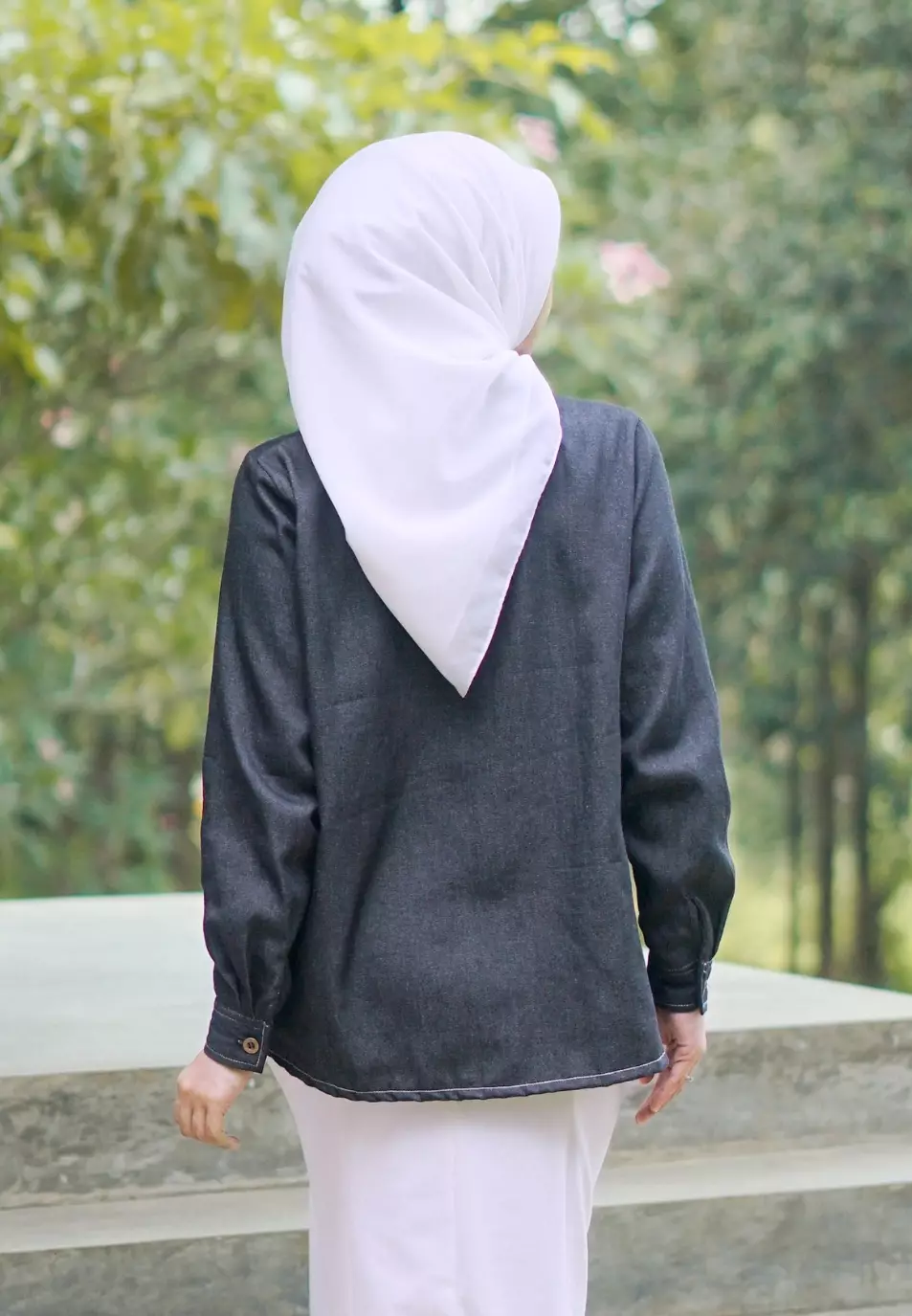 Rossie Denim Shirt - Black Denim