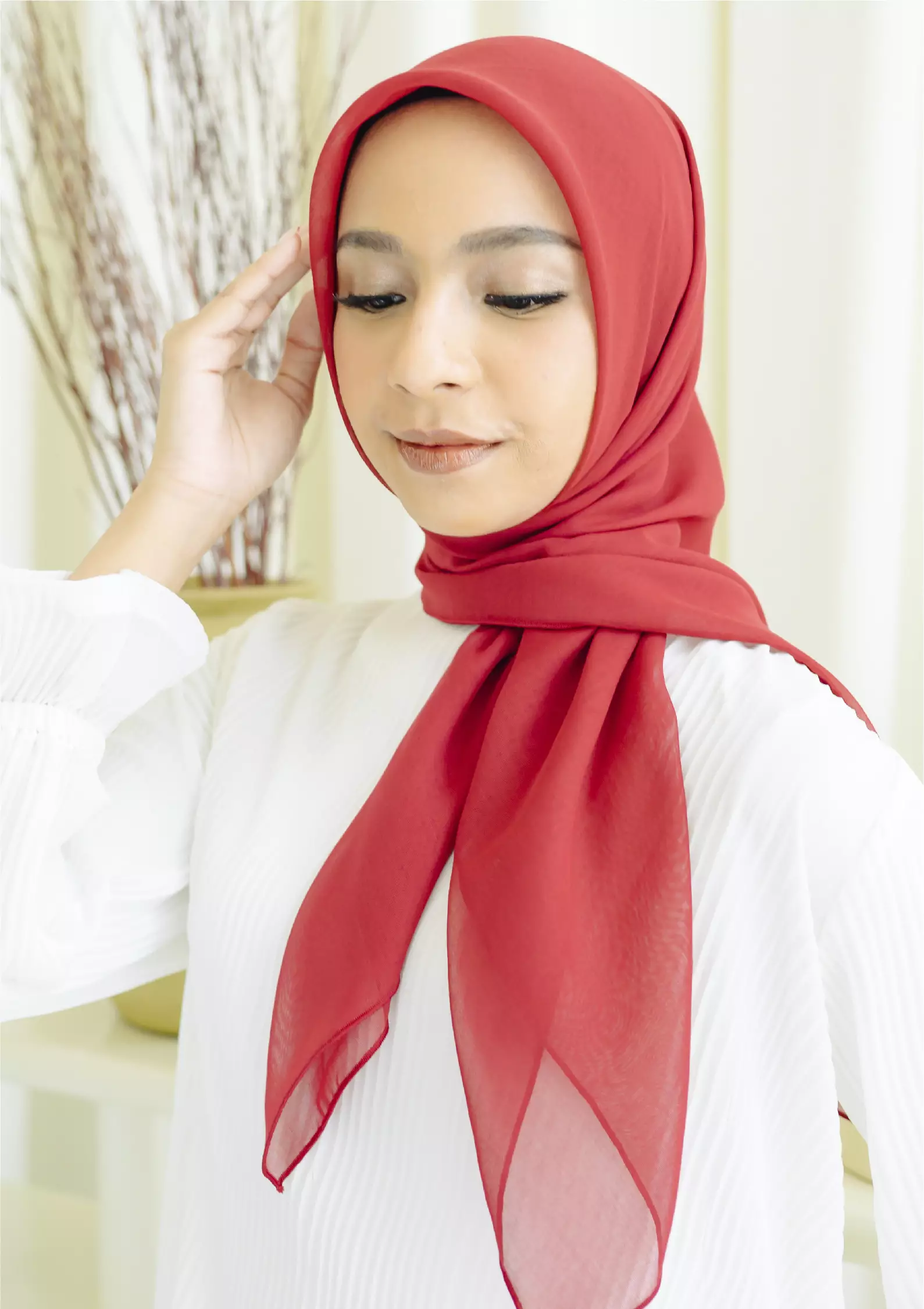 Kirana Paris Plain Japan Shocking Red