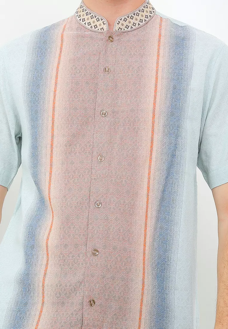 Sallow Short Sleeve Baju Koko