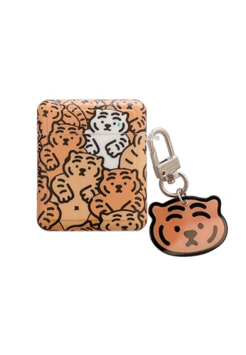 Kings Collection brown Cute Tiger AirPods Case (KCAC2250) 4CCA8AC308E2DBGS_1