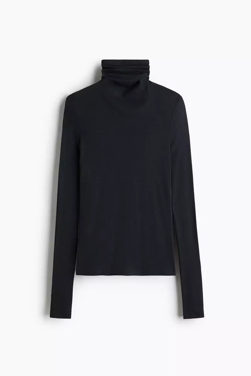 Buy H&M Pima cotton turtleneck top 2025 Online ZALORA Philippines