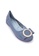 Flatss & Heelss by Rad Russel 藍色 Round Buckle Flats - Blue 2569DSHAFED013GS_2