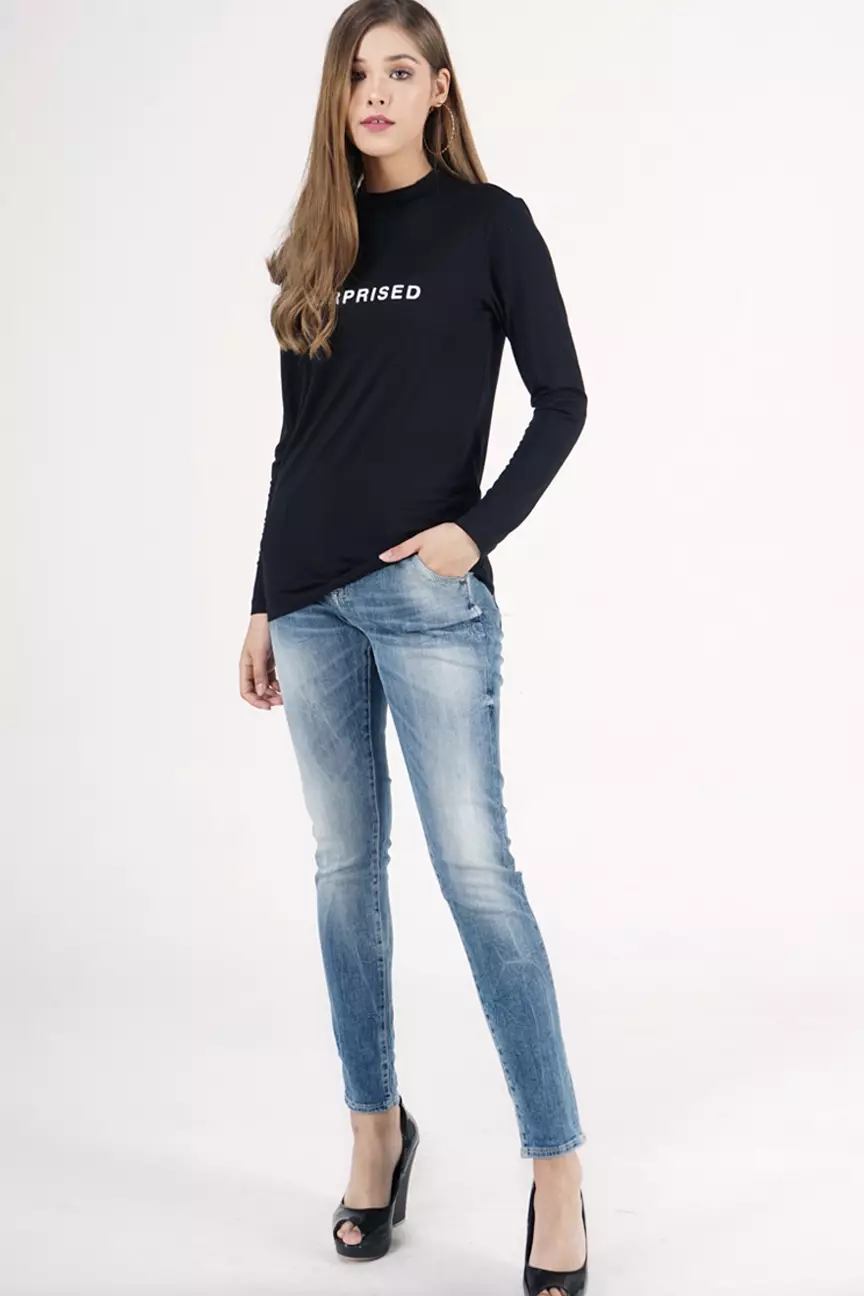 Kaos Wanita Kalea Black