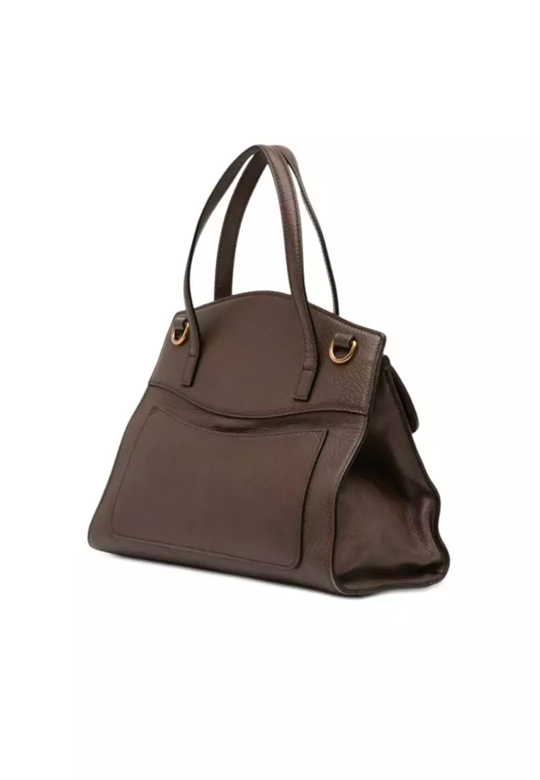 Pre-Loved Gucci Medium Calfskin Linea Totem Satchel