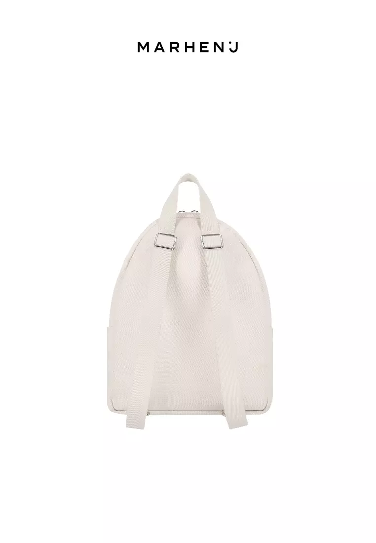 Jual Marhen J MARK Canvas Backpack Ivory Original 2026 | ZALORA Indonesia