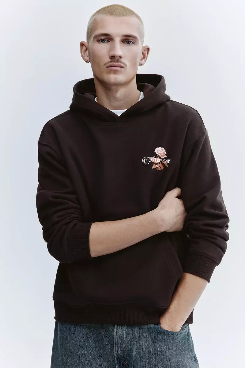 Relaxed Fit Printed hoodie