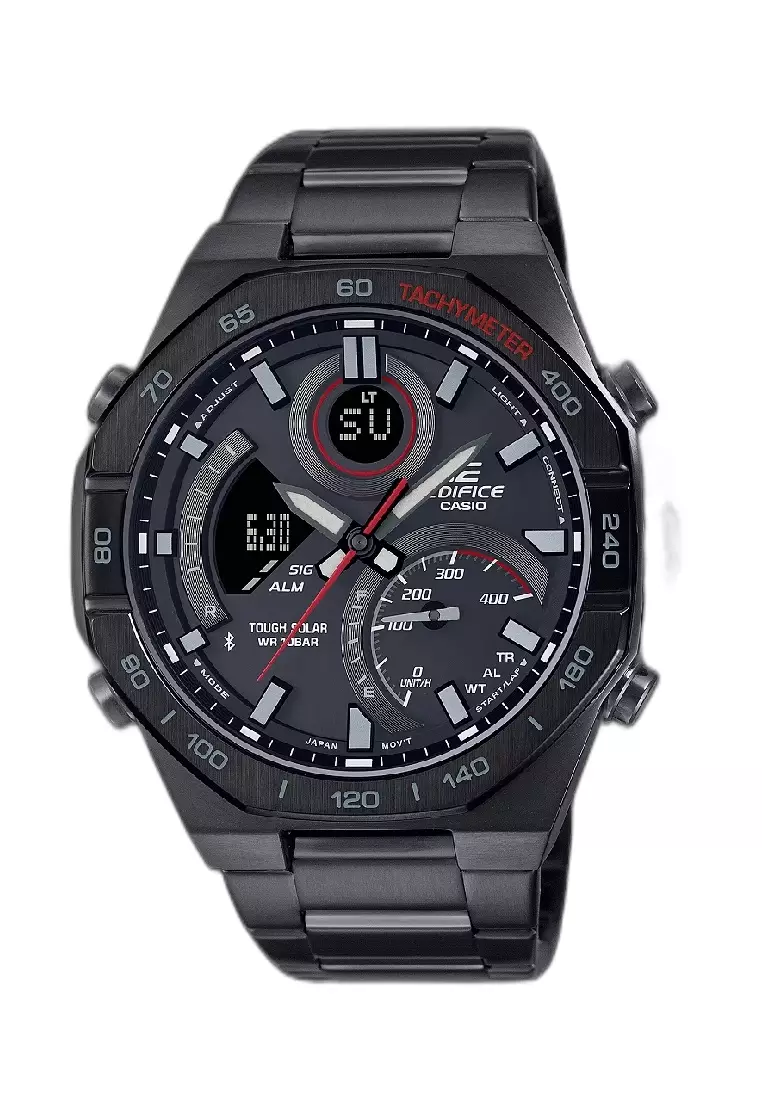 Jual EDIFICE Casio Edifice Men ECB 950DC 1A Stainless steel