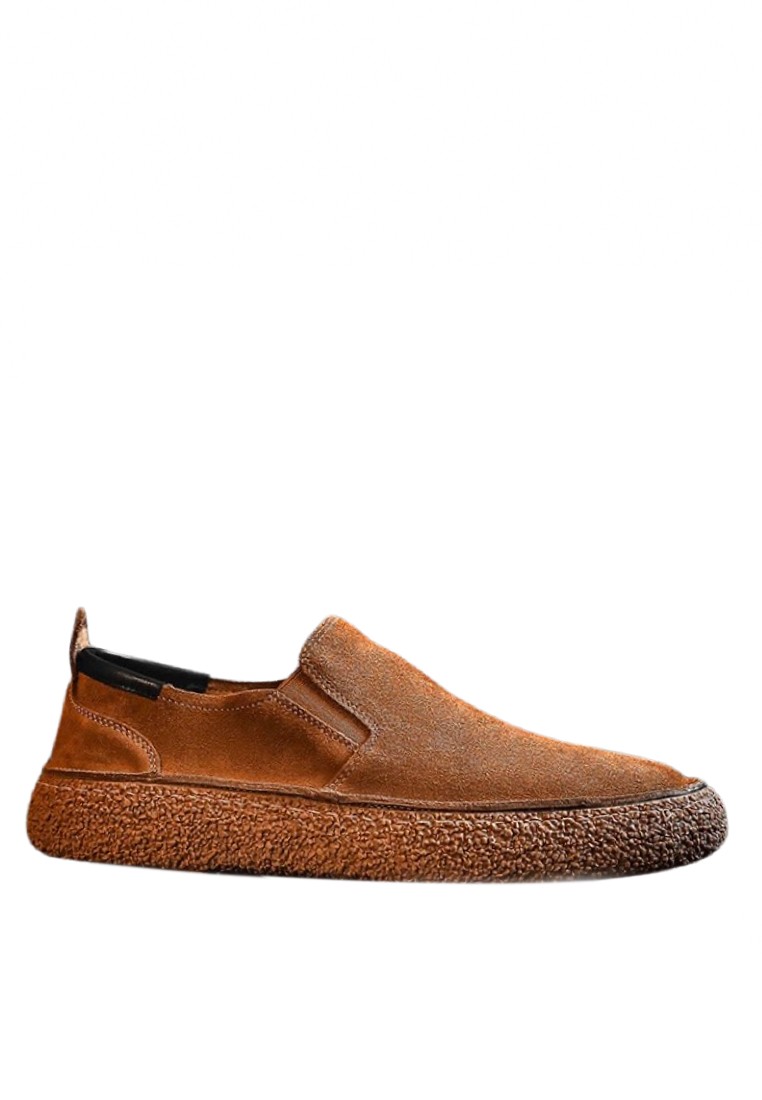 Grind Arenaceous Cowhide Slip-Ons YY-FDL8133