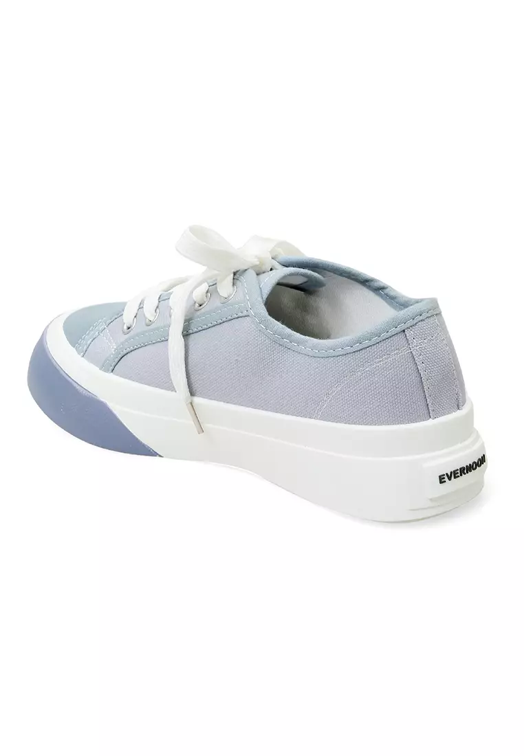 Sepatu Sneakers Women Tali Ikat Casual Premium Quality - Biru