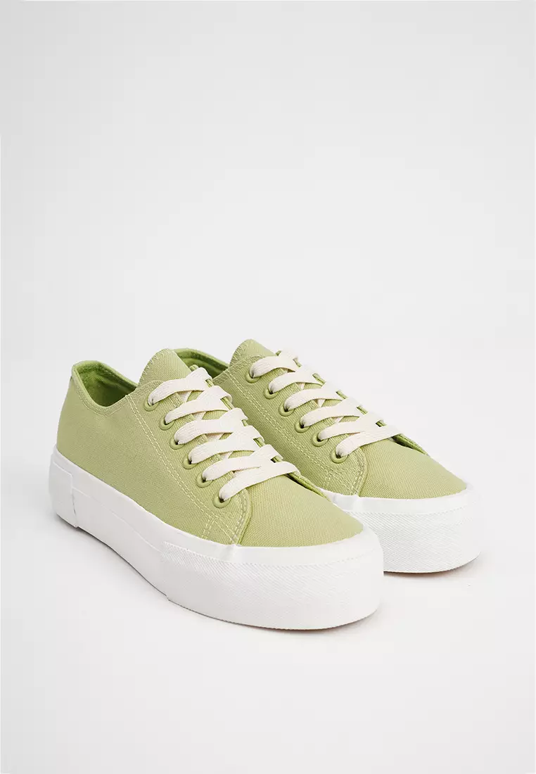 Women's lace up canvas sneakers store