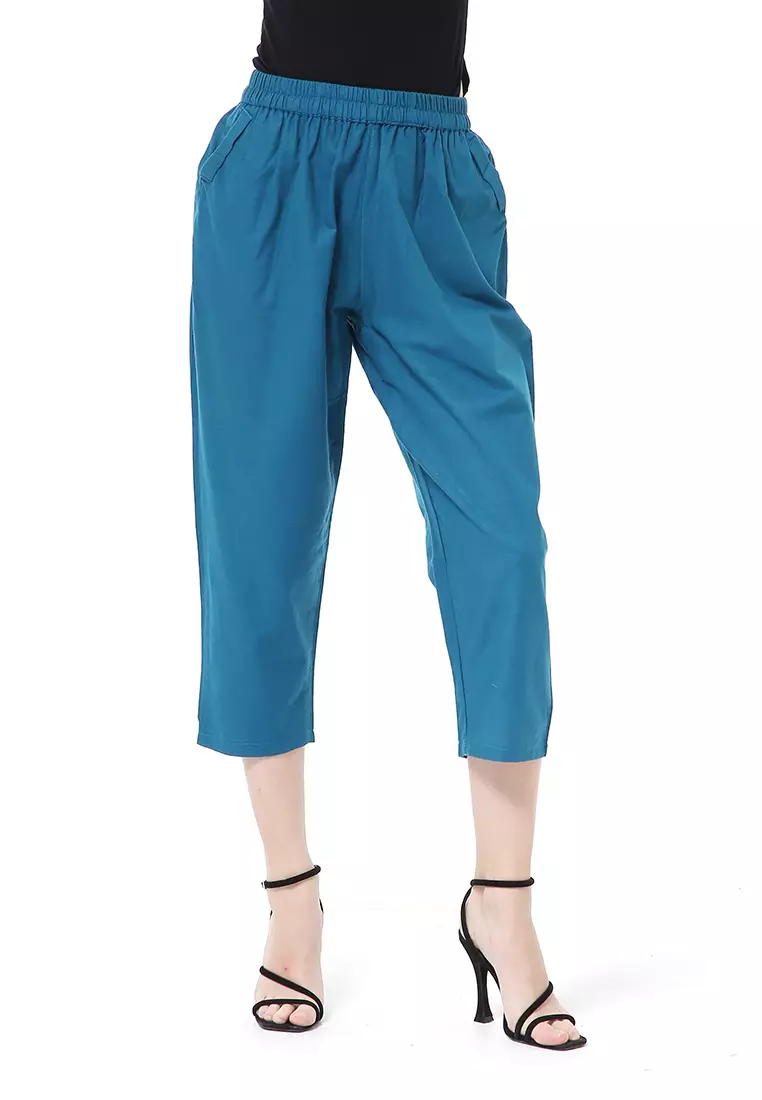 Stella Long Pants Celana Kulot Wanita Korean Style Material Linen ORIGINAL - Tosca