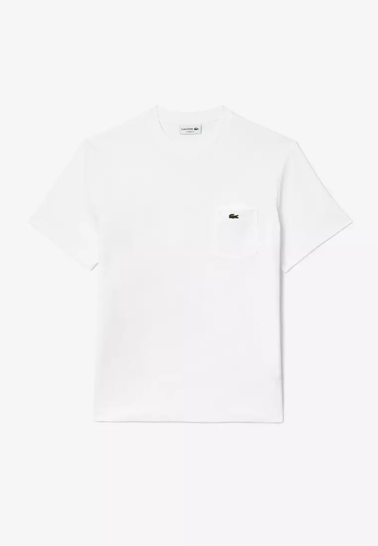 Cotton T-shirt with Breast Pocket