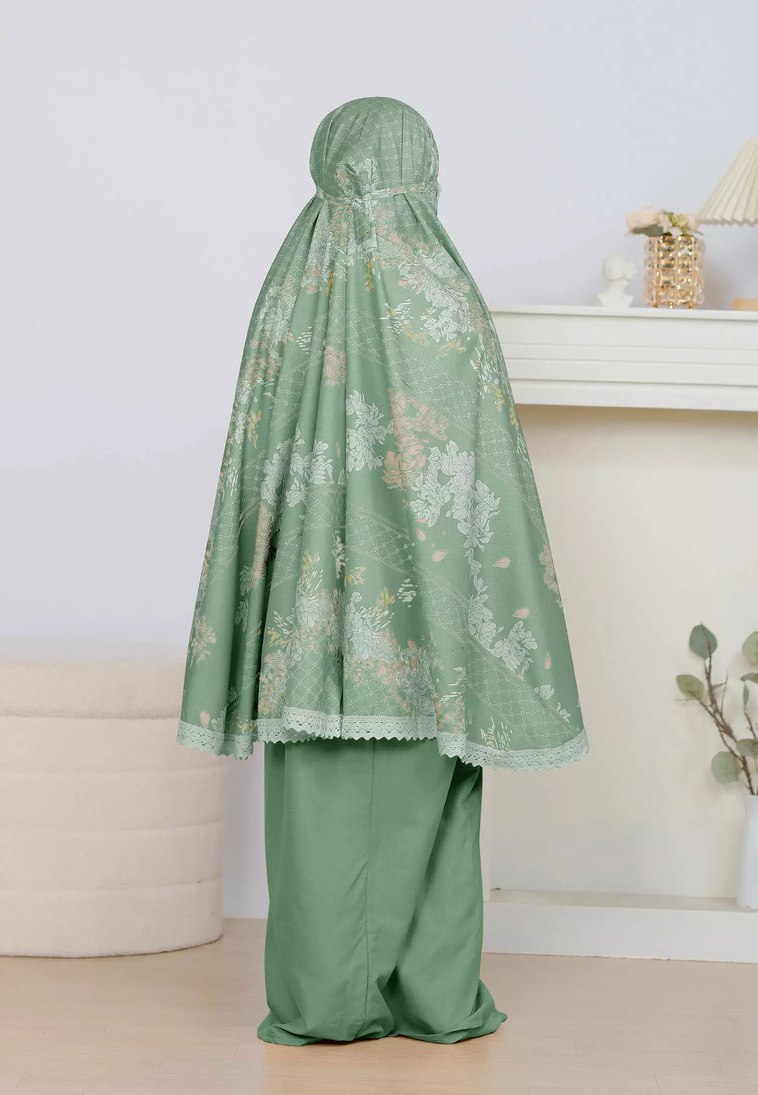 Cotton Bee - Mukena Motif Ananta Sarimbit Prayer Set 2in1 Anak