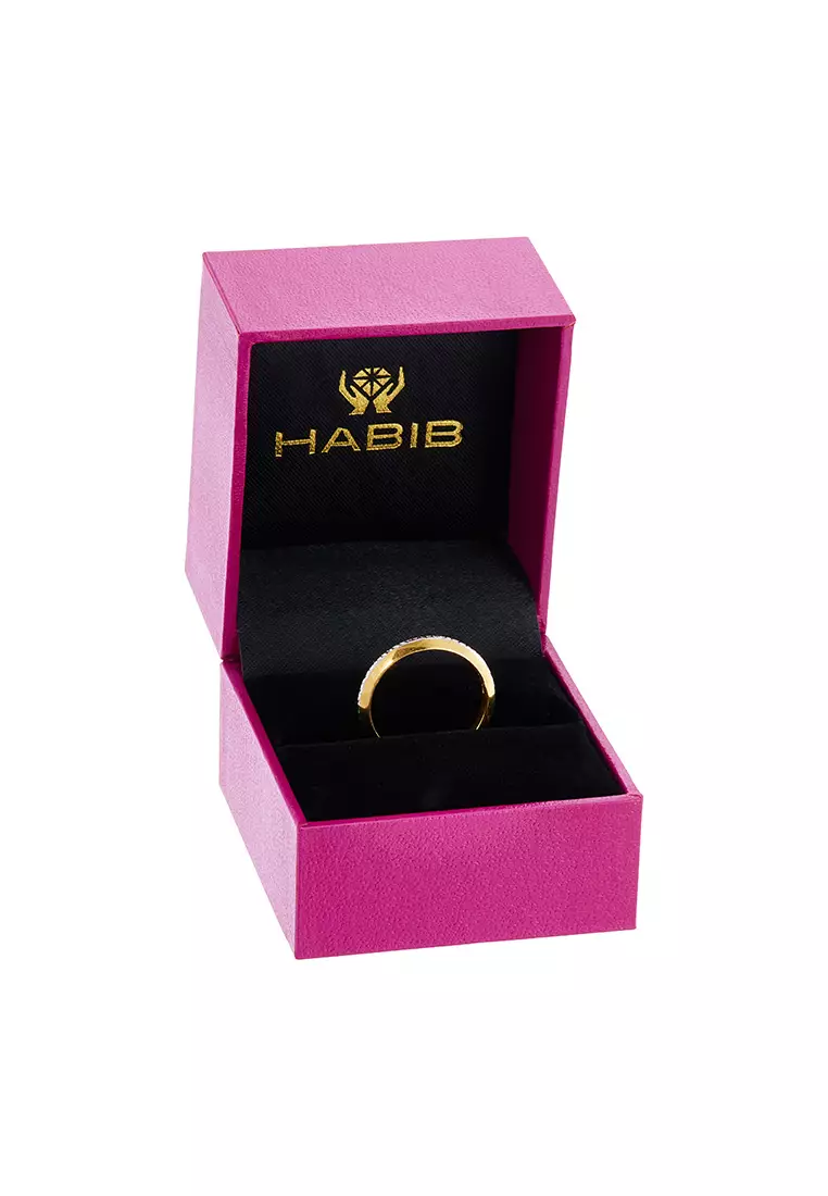 HABIB 916/22K Yellow and White Gold Ring R4984(1)
