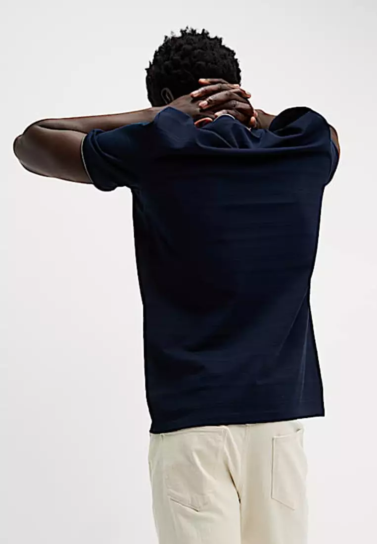 Pure Cotton Textured T-Shirt