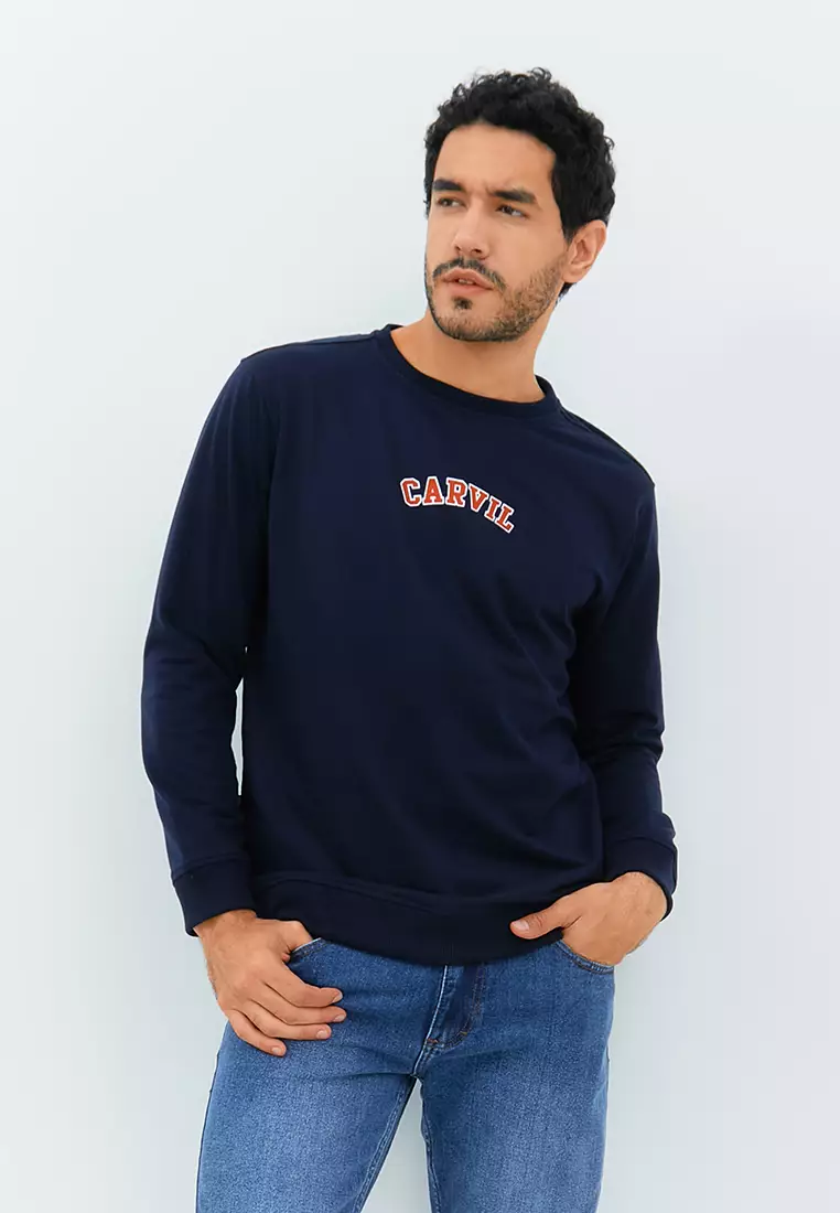 Carvil Sweater Pria Roxie-NVI