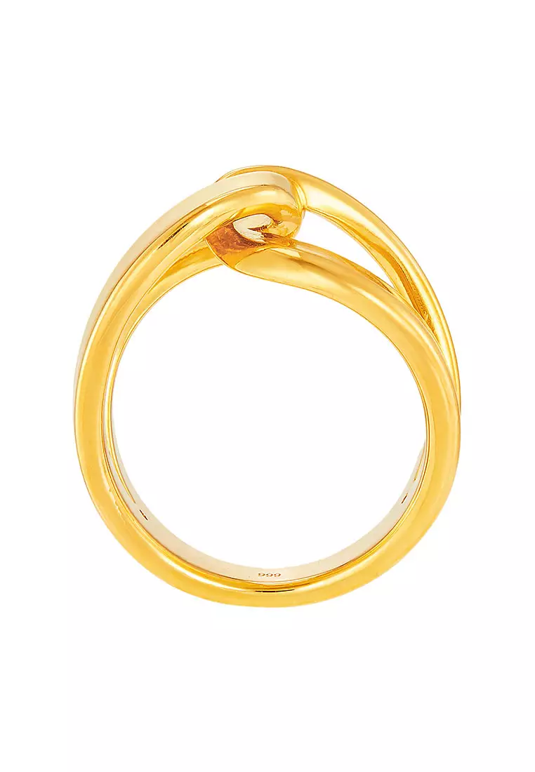 HABIB 999/24K Yellow Gold Ring LTR080624