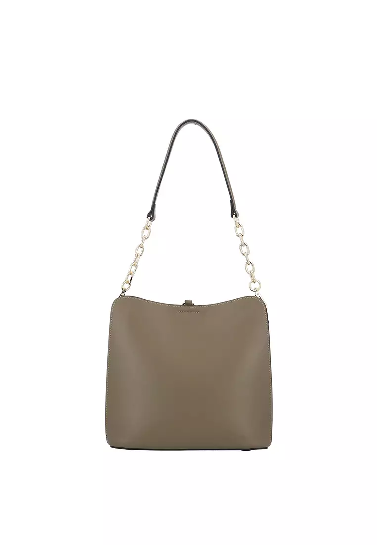 Elara 2-Way Shoulder Bag - Lime