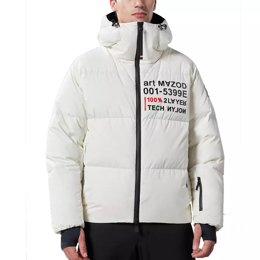 Mazod Quilted Printed Ripstop Down Ski Jacket