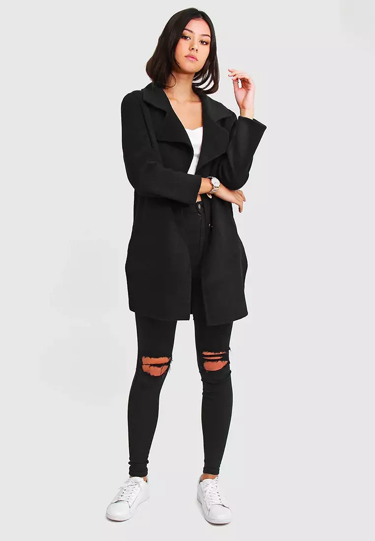 Ex-Boyfriend Wool Blend Oversized Coat