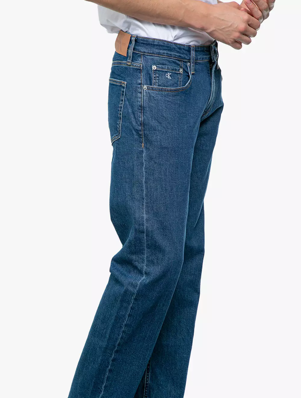 CALVIN KLEIN JEANS - A- 90'S STRAIGHT JEANS - N/A - Rinse