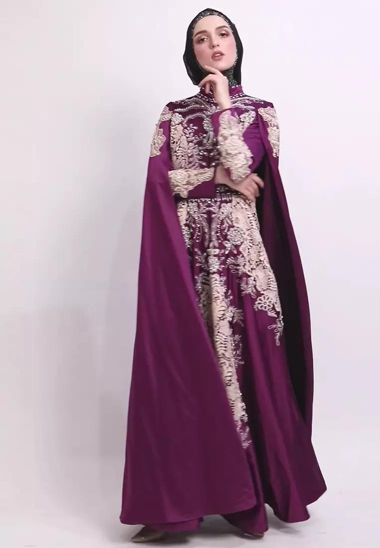 Bibiq Gamis Brokat Satin